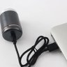 Mini Barbeador Elétrico Profissional Recarregável Rotativo Viagem Carregamento via USB - Preto - 5