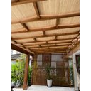 Ver imagem 3 de Rolo De Esteira De Palha Junco Decoração 1mt X 10mt