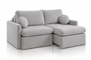 Ver imagem 1 de Sofá Oslo Retrátil e Reclinável com Molas Ensacadas, Pillow Top 18cm e Função Cama:Veludo Cinza/2.40