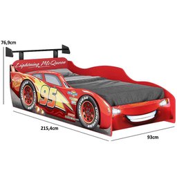 Cama Carros Disney Star Relâmpago Mcqueen - Pura Magia - 6