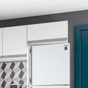 Ver imagem 3 de Armário Aéreo Geladeira Andréia 1 Porta 60cm Branco Ajl Móveis