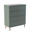 Ver imagem 2 de Cômoda 4 Gavetas Mdp/mdf Dm-242