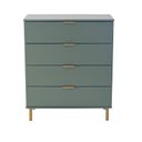 Ver imagem 4 de Cômoda 4 Gavetas Mdp/mdf Dm-242