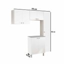 Ver imagem 4 de Conjunto Armário Multiuso para Lavanderia Duo 4 Peças