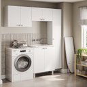 Ver imagem 1 de Conjunto Armário Multiuso para Lavanderia Duo 4 Peças