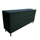 Ver imagem 2 de Cômoda 6 Gavetas MDF/MDP Dm-243 Verde/Oliva