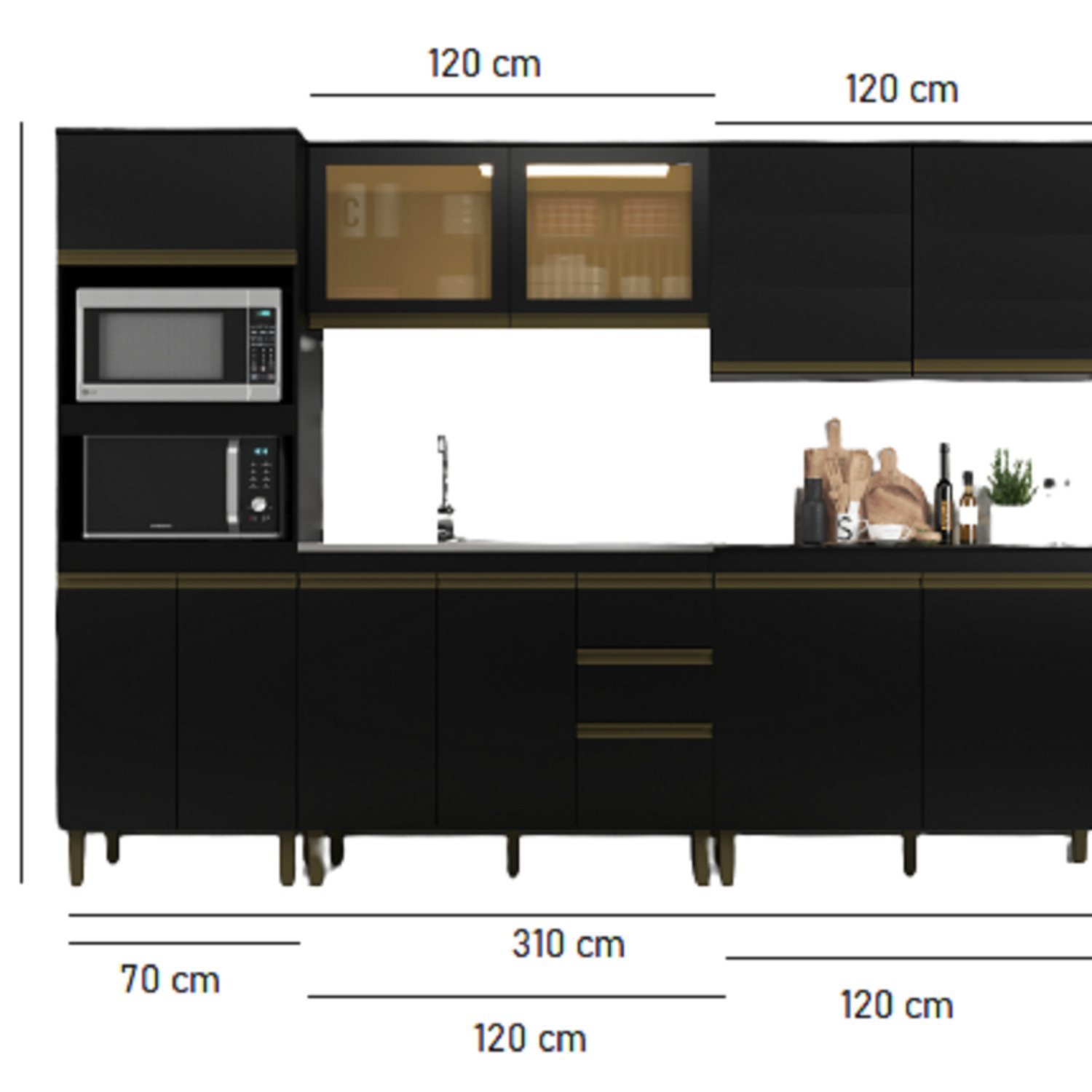 Cozinha Modulada 5 Peças Cecília - 3