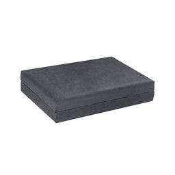 Cama Portátil Dobrável Solteiro 0,80x1,90 Cinza -C/Colchão Embutido - 7
