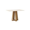 Ver imagem 6 de Conjunto Sala de Jantar Mesa Lisa 120cm Tampo MDF Canto Reto 4 Cadeiras Lily