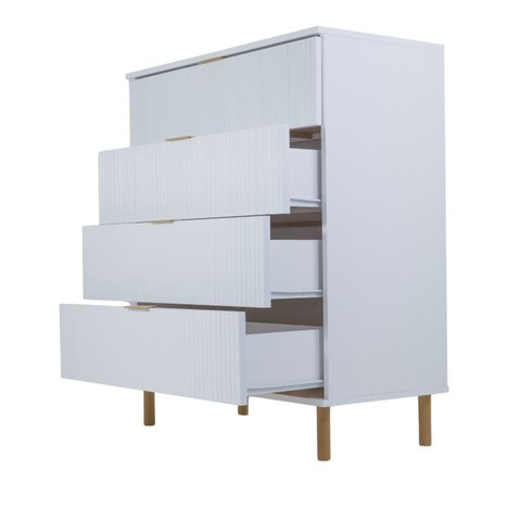 Cômoda 4 Gavetas Ditália - Dm-239 Branco