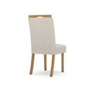 Ver imagem 7 de Sala de Jantar Hebe Mesa 160 cm Canto Reto com Vidro 6 Cadeiras Espresso Móveis Off White/Nature/Linho