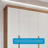 Guarda-Roupa Casal 267cm 6 Portas com Pés 100% Mdf Linhares Espresso Móveis - 6