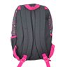 Mochila Escolar Infanto Juvenil Cg6298 2 Zíperes Preto e Rosa - 3