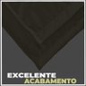 cortina para apartamento varao Celina 2,80 x 2,40 preto - 4