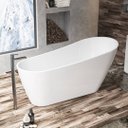 Ver imagem 1 de Banheira Luxo Freestanding Imersão Barcelona Branco 1,7m Pex