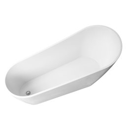 Banheira Luxo Freestanding Imersão Barcelona Branco 1,7m Pex - 6