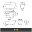 Ver mais imagens de Banheira Luxo Freestanding Imersão Barcelona Branco 1,7m Pex