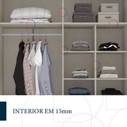 Guarda-roupa Coimbra 4 Portas - 10