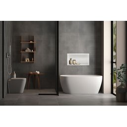 Nicho para Banheiro e Cozinha Parede Embutir 30x60 Liso Branco - 2