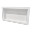 Ver imagem 3 de Nicho para Banheiro e Cozinha Parede Embutir 30x60 Liso Branco