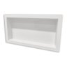 Nicho para Banheiro e Cozinha Parede Embutir 30x60 Liso Branco - 3