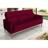 Sofá Cama Rivieira 2.00m - Vinho - 1