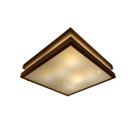 Plafon Moderno Modular 50cm Cobre Para Sala Mesa Cozinha Quarto Escritório ANCORA Sobrepor Quadrado - 2 Plafon Moderno Modular 50cm Cobre Para Sala Mesa Cozinha Quarto Escritório ANCORA Sobrepor Quadrado - 2