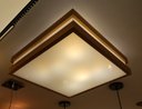 Ver imagem 5 de Plafon Moderno Modular 50cm Cobre Para Sala Mesa Cozinha Quarto Escritório ANCORA Sobrepor Quadrado