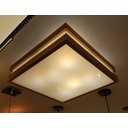 Ver imagem 5 de Plafon Moderno Modular 50cm Cobre Para Sala Mesa Cozinha Quarto Escritório ANCORA Sobrepor Quadrado