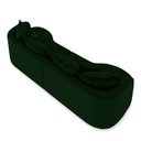 Ver imagem 7 de Sofá Living Decorativo Salinas 2 Lugares com Almofadas 210cm Modulado Veludo Verde G33- Gran Belo