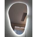 Ver imagem 6 de Espelho orgânico decorativo iluminado com led frio 43x76cm