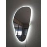 Espelho orgânico decorativo iluminado com led frio 43x76cm - 8