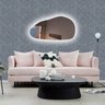 Espelho orgânico decorativo iluminado com led frio 43x76cm - 1