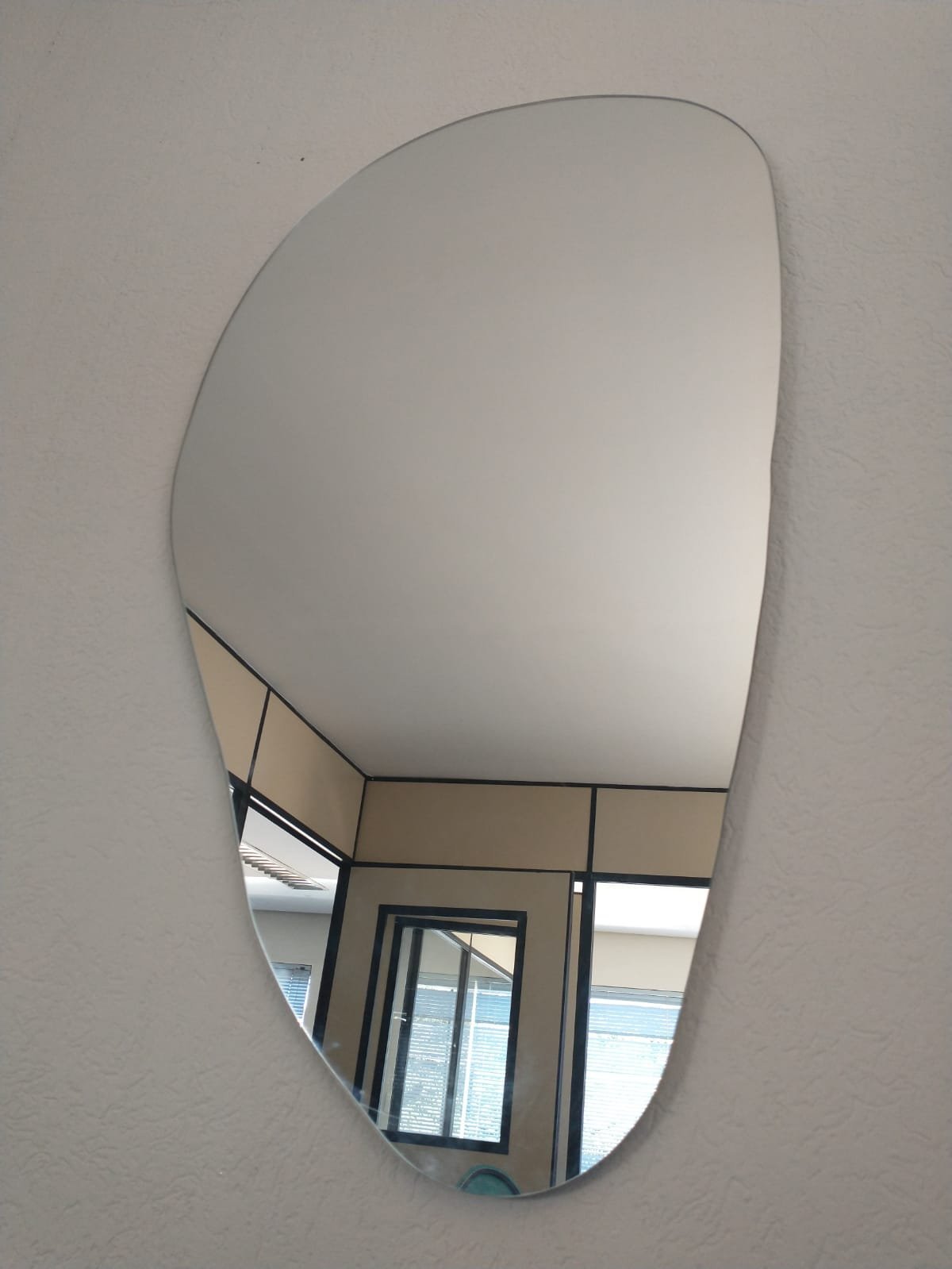 Espelho orgânico decorativo iluminado com led frio 43x76cm - 9