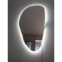 Ver imagem 7 de Espelho orgânico decorativo iluminado com led frio 43x76cm
