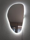 Ver imagem 7 de Espelho orgânico decorativo iluminado com led frio 43x76cm