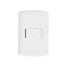 Interruptor de 1 Tecla Simples, Modular, com Placa 4x2 e Suporte - 1