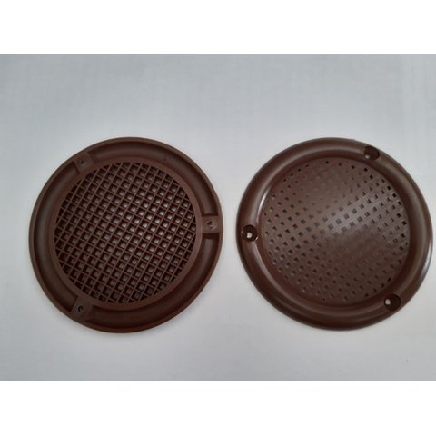 Respiro Arejador Sobrepor Plástico 75mmmarrom 30 Pçs