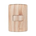 Ver imagem 1 de Interruptor de 1 Tecla Simples, Modular, com Placa 4x2 e Suporte