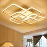 Lustre de Led Luminária Moderno 70w Dourado com Controle Brinovar - 3