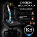 Ver imagem 6 de Cadeira Gamer Speed Ergonômica Escritório Home Office Preto e Dourado