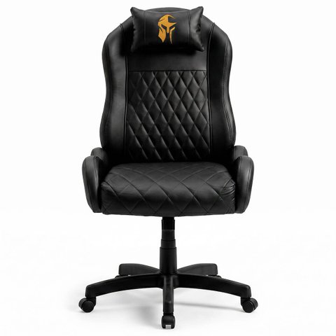 Cadeira Gamer Speed Ergonômica Escritório Home Office Preto e Dourado