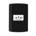 Ver imagem 1 de Conjunto com 1 Tomada 2p+t 10a 250v, Modular, com Placa 4x2 e Suporte