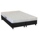 Ver imagem 1 de Cama Box Queen: Colchão Ortopédico Herval AG65 Frontier + Base CRC Suede Gray(158x198)