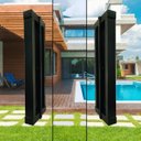 Ver imagem 3 de Puxador Porta Vidro sem Furo Colar - Preto 20cm Autocolante