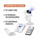 Ver imagem 3 de Luminária Projetor de Galáxia Astronauta LED Rgbw Céu Estrelado Nebulosa para Quarto Decoração