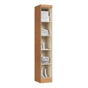 Ver imagem 3 de Guarda-Roupa Modulado 1 Porta Infinity Marrom/Cedro/Blush