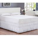 Ver imagem 1 de Saia Box Casal Padrão Perolla Bordado Ultrassônico - Branco