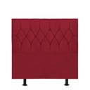 Ver imagem 1 de Cabeceira para Cama Box Solteiro 90 Cm Istambul:vermelha