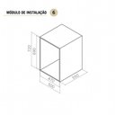 Ver imagem 3 de Gaveta Multiuso Inox com Corrediça Telescópica Masutti Copat 4602 - 570 X 130 X 470 Mm